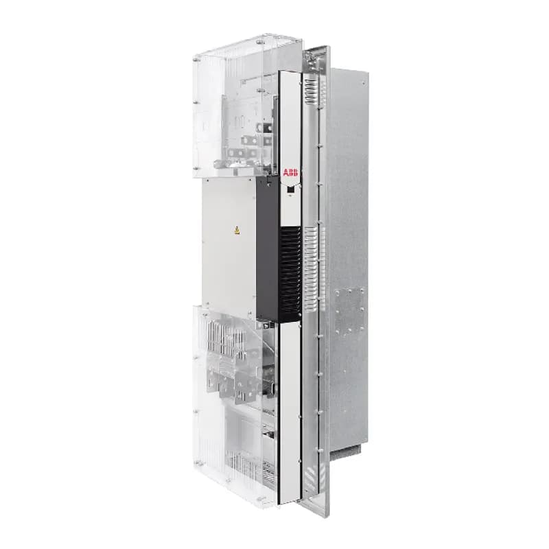 ABB - Low Voltage Drives ACS880-04F-715A-5+D150+H356+H370+K475 - ACS880 AC Drive, 3-380-500V In, 600HP, 705A, Type OPEN/IP20, 1.1 overload, Assistant Bluetooth, 68.23 x 24.41 x 18.78 in, Flange Module, Braking chopper type 1, DC cable connection busbars, Cable size 1, High performance 2-port Ethernet, Ethernet/IP, Modbus/TCP, PROFINET