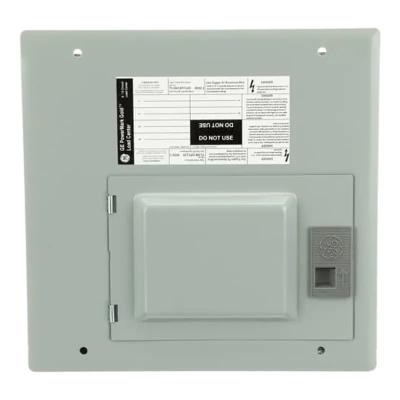 PowerMark Gold convertible load centers arrive as main lug, but have the capability to have a main breaker installed. All ABB load centers are rated up to 60 degree/75 degree centrigrade and is suitable for use with service entrance equipment when installed in accordance with electrical code. The TLM612FCUD features space for 6, 1" breakers, a 125 A bus ampere rating, a copper bus, an optional door for 6-8 circuit panel, and a flush enclosure.