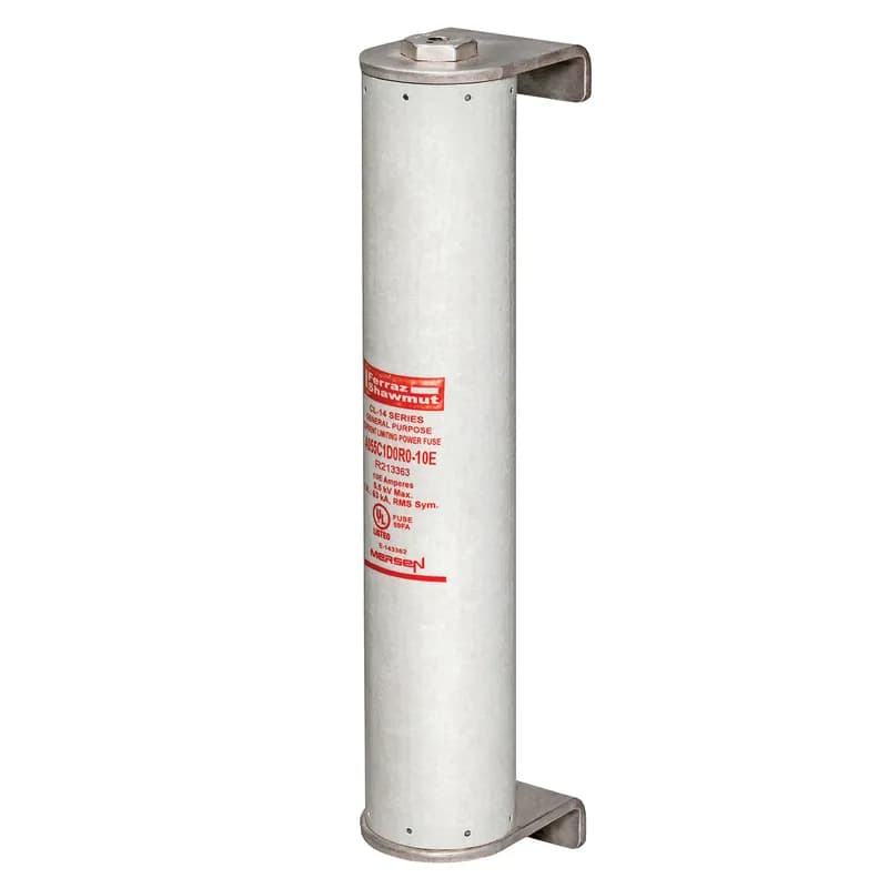 Medium Voltage E-Rated Fuse 5500VAC 10A Clip-lock Series: D0R0 Visual Indicator Amp-Trap®