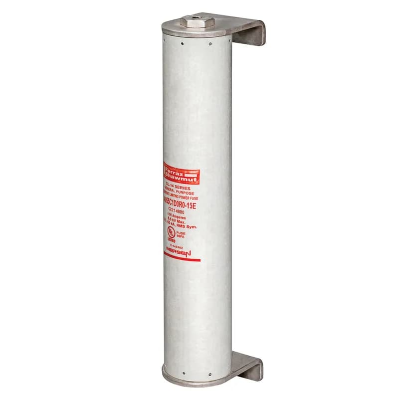 Medium Voltage E-Rated Fuse 5500VAC 15A Clip-lock Series: D0R0 Visual Indicator Amp-Trap®