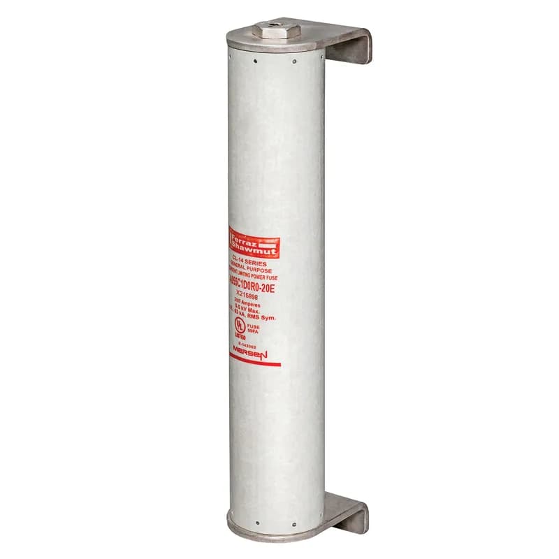 Medium Voltage E-Rated Fuse 5500VAC 20A Clip-lock Series: D0R0 Visual Indicator Amp-Trap®
