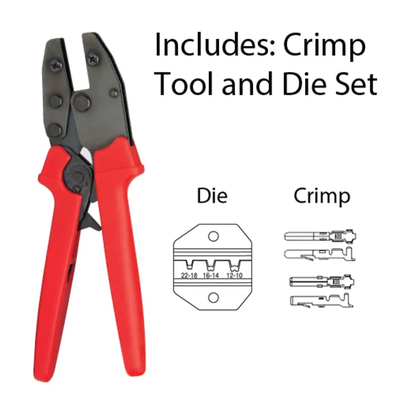 NSI Industries 16508 - 9" Ergo Crimp Tool for Comm. Open Barrel