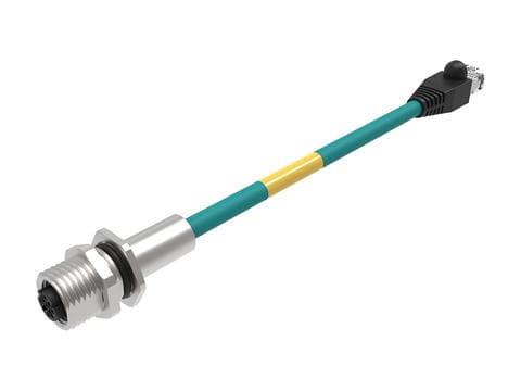 EN M12DC FR PG9 BPM/RJ45 4P PVC 2M