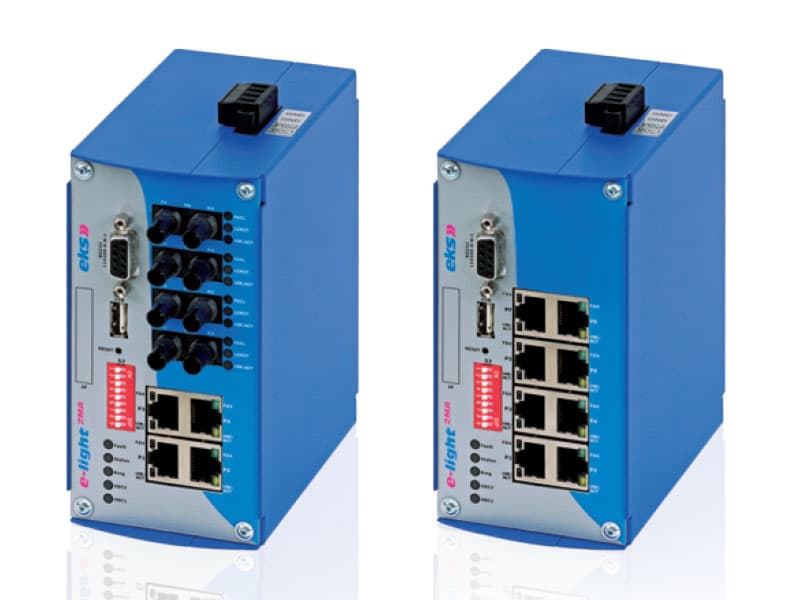 EKS Engel 044200010006000231 - EL-100-2MA/6x10/100TX-2x100FX-MM-ST IE Switch (Managed/Ring/Extended/Profinet)