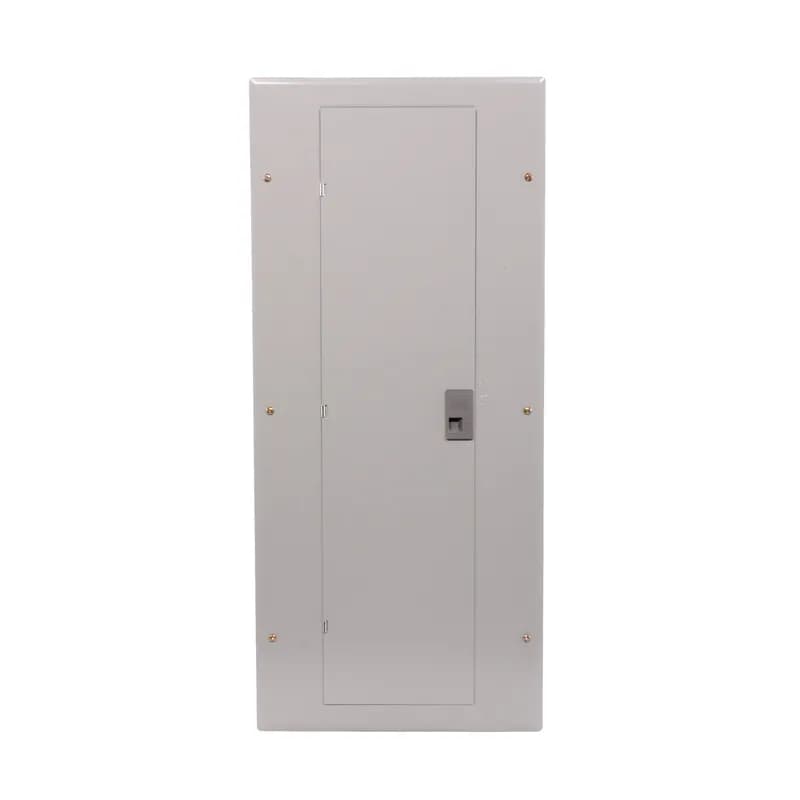PowerMark Gold convertible load centers arrive as main lug, but have the capability to have a main breaker installed. All ABB load centers are rated up to 60 degree/75 degree centrigrade and is suitable for use with service entrance equipment when installed in accordance with electrical code. The TLM3220CCU features space for 32, 1" breakers, a 200 A bus ampere rating, a copper bus, and a combination/flush enclosure.