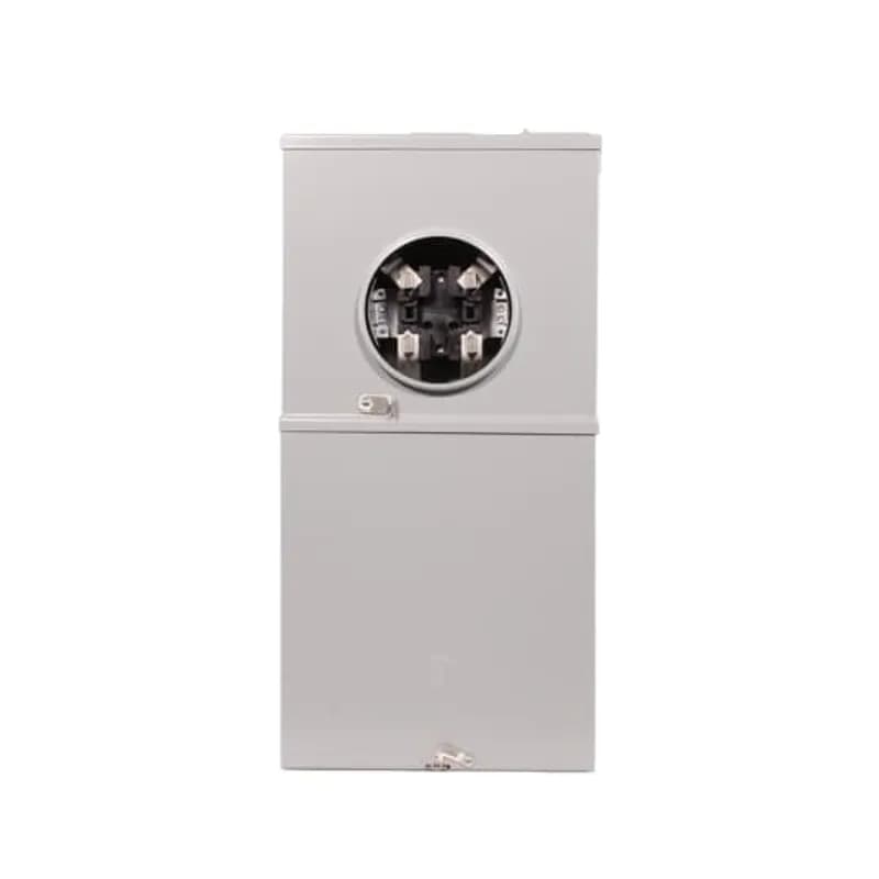 PowerMark Gold Meter Socket Load Centers are an ideal option for residential applications. Additonally, PowerMark Gold Meter Socket Load Centers provide increased reliability and maximum circuit layout flexibility. All our PowerMark Gold Meter Socket Load Centers are built with high-quality materials for extended durability. Furthermore, their perfected design allows for an easy and fast installation. The TSMR420CFLFMG is a ringless, main breaker meter socket and features spaces for 4, 1" breakers, a 200A main ampere rating, Florida Meter Group Compatibility, a feed through lug, and an outdoor suitable, surface enclosure.