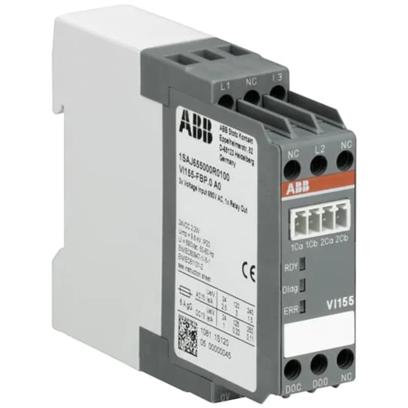 VI155-FBP.0 Voltage-Module for UMC100 Also for use in IT networks, Ue 150-690V AC Supply Voltage 24V DC