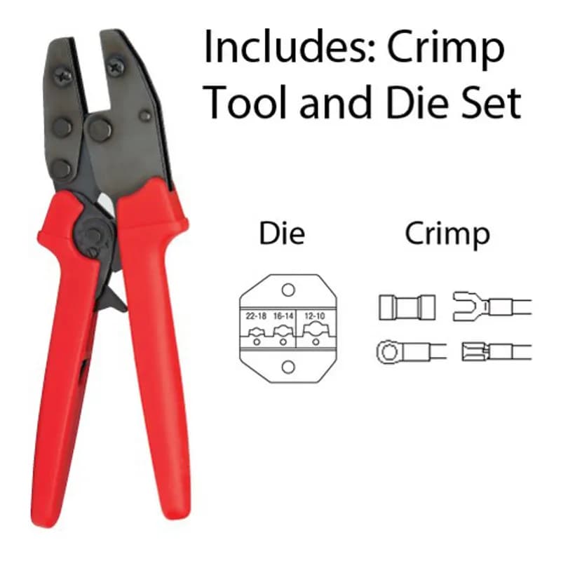 9" Crimp Tool-Insulated Terminals