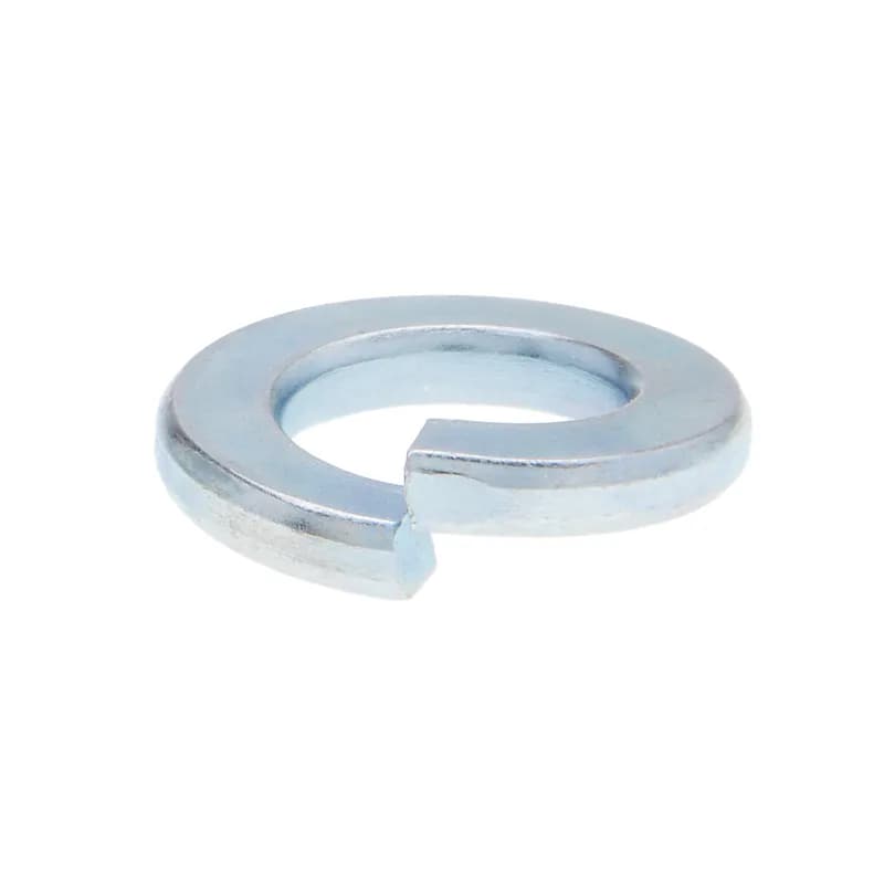 Split Lock Washer, #12 size, Steel, Zinc Chromate finish, 100 per pack