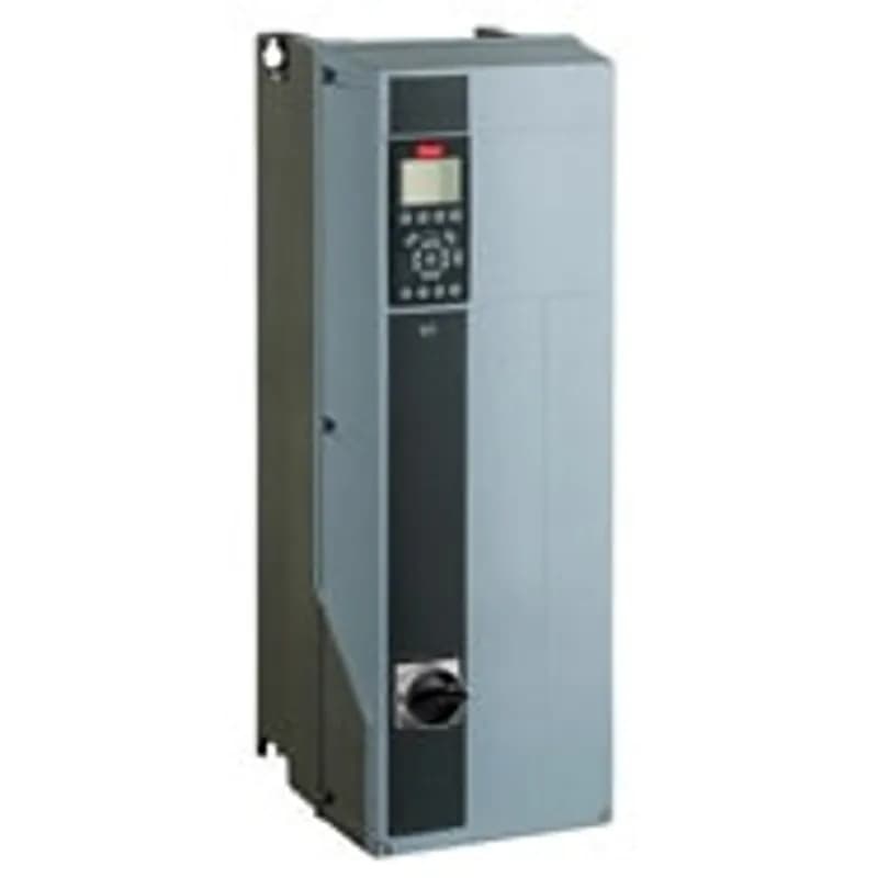 Danfoss FC-202P15KT2E66H2XGX3SXSXXXXAXBXCXXXXDX - The Danfoss FC-202P15KT2E66H2XGX3SXSXXXXAXBXCXXXXDX is a high-performance pump drive designed for demanding industrial environments. Rated at 230 V and compliant with the NEMA 4X enclosure standard, it offers robust protection against dust, moisture, and corrosion, making it ideal for use in harsh plant conditions. This 20 HP unit delivers reliable, efficient operation with minimal maintenance, thanks to Danfoss’s proven engineering and quality control. The drive’s compact footprint and simple mounting options streamline installation and reduce downtime. Whether you need to pump water, chemicals, or other fluids in manufacturing, processing, or HVAC systems, this pump drive provides consistent performance and durability. Its advanced control features enable precise speed regulation, improving process efficiency and extending equipment life. Danfoss’s reputation for reliability and innovation is reflected in every aspect of this product, from its robust construction to its user-friendly interface. Choose the FC-202P15KT2E66H2XGX3SXSXXXXAXBXCXXXXDX for a dependable solution that meets your industrial pumping needs while adhering to stringent safety and environmental standards.