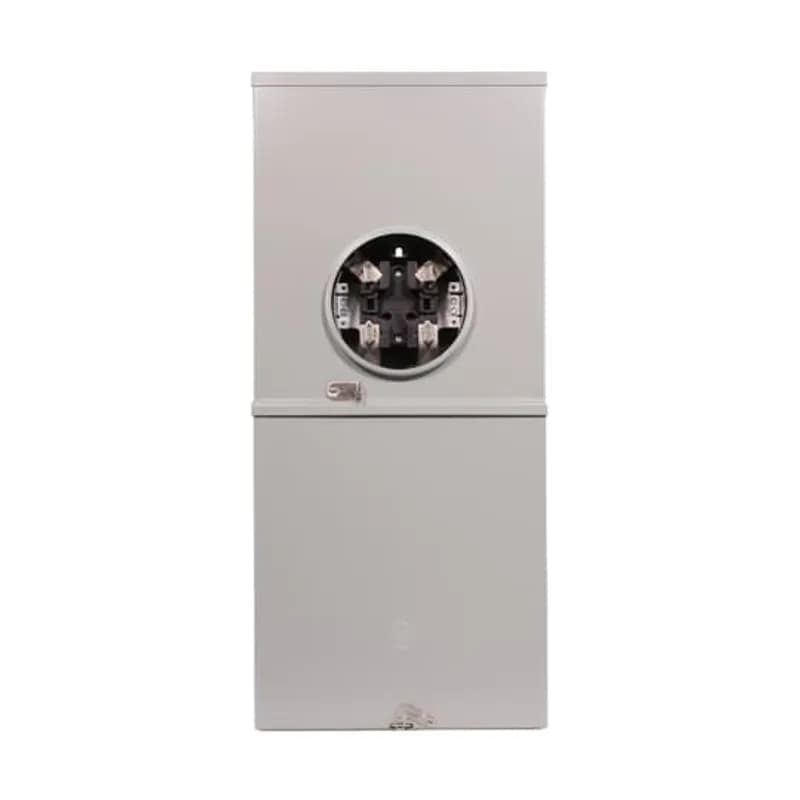 PowerMark Gold Meter Socket Load Centers are an ideal option for residential applications. Additonally, PowerMark Gold Meter Socket Load Centers provide increased reliability and maximum circuit layout flexibility. All our PowerMark Gold Meter Socket Load Centers are built with high-quality materials for extended durability. Furthermore, their perfected design allows for an easy and fast installation. The TSMR415CSCUGP is a ringless, main breaker meter socket and features spaces for 4, 1" breakers, a 150A main ampere rating, Georgia Power compatibility, a feed through lug, and an outdoor suitable, surface enclosure.