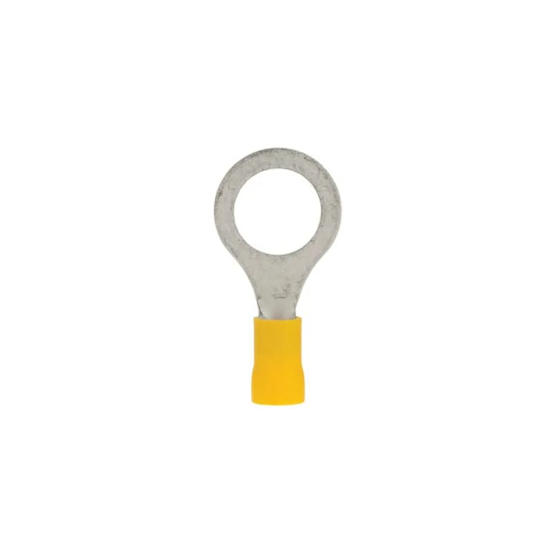 12-10 AWG Vinyl Insulated Ring 1/2" Stud - 40/Pack