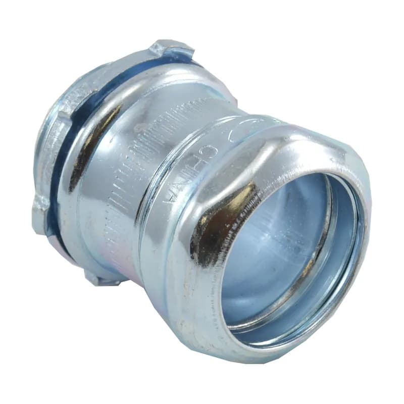 Connector, Compression, Steel, Size 3/4 Inch
