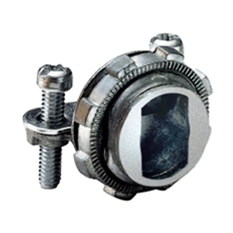 NSi Industries 566-DC2 - Connector, Strap, Two Screw, Zinc Die Cast, Size K.O. 1/2 Inch,  Rectangular throat