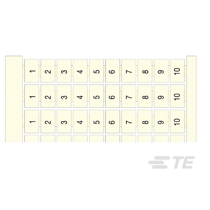 RC65 10X(71 TO 80) V MARKER CARD