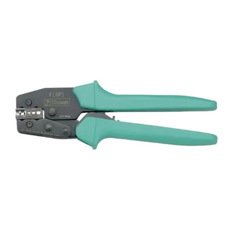 Panduit FCRP5 - The crimp tool is intended for use in the termination of field-polish connectors, and contains 0.048, 0.100, 0.128, 0.151, and 0.190 hex pockets.