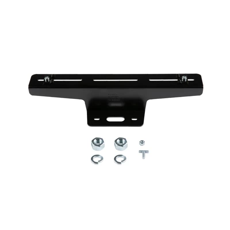 Used to supporting the 12x4 system from below with new threaded rod. Bracket is secured to threaded rod with two nuts. The pre-assembled slide clamps enable fast assembly to channel. Use 7/16" nut driver on slide clamps. Also can be secured directly to the top of cabinets.