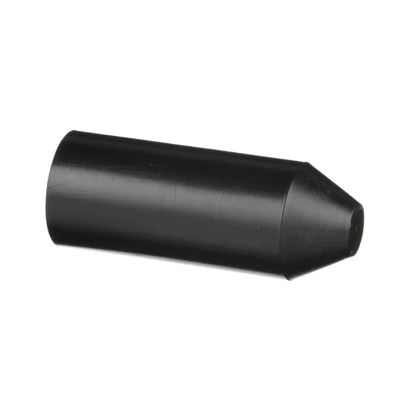 The HSEC0.8-X Crosslinked Polyolefin Heat Shrink End Cap features an adhesive lined inner wall that seals and provides excellent protection against moisture. Applications include insulating and protecting wires and cables in wet locations. Voltage rating of 600 V. Shrink ratio: 2.5:1 (HSEC). Temperature range: -40 F to 257 F (-40 C to 125 C). Cross-linked Polyolefin. 0.79" (20.1 mm) minimum expanded I.D. Color Black. 10 per package.