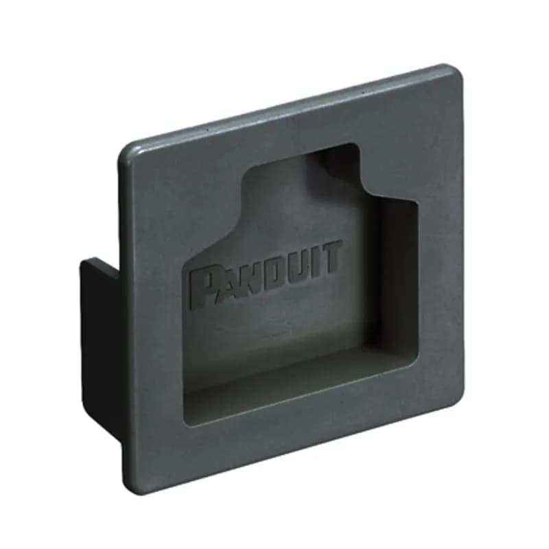 Used for closing off open ends of the hinged channel or fittings. No coupler required. Push-on installation, Black.