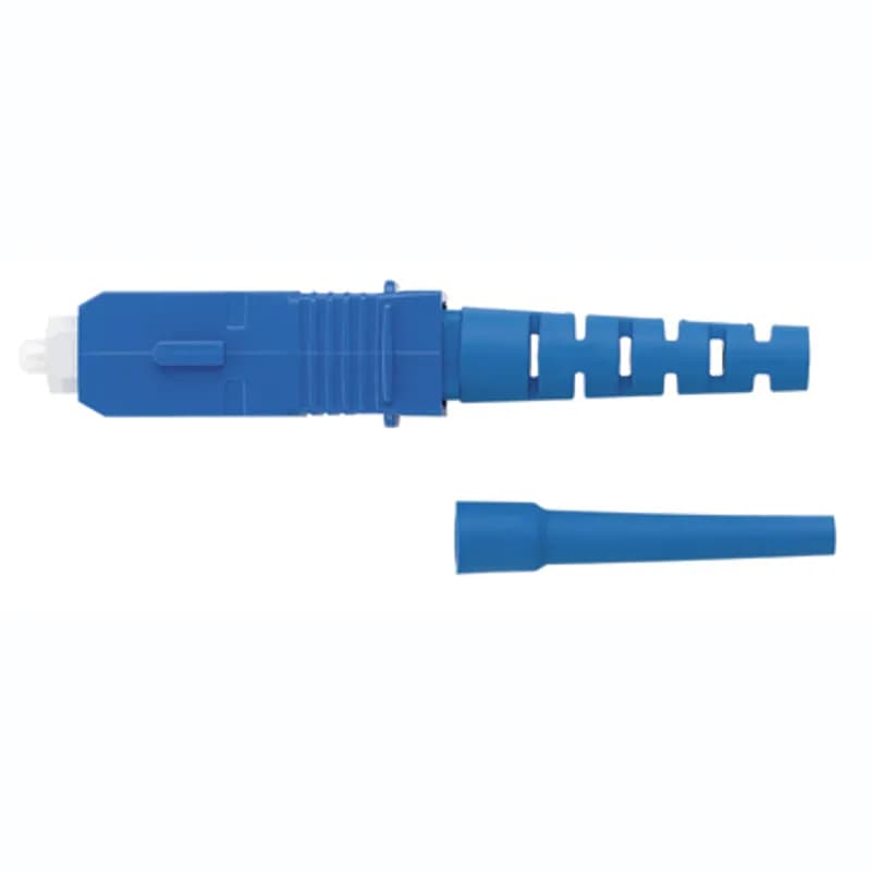 SC singlemode simplex fiber optic connector for 1.6mm 2.0mm jacketed cable or 900 m buffered fiber installation.