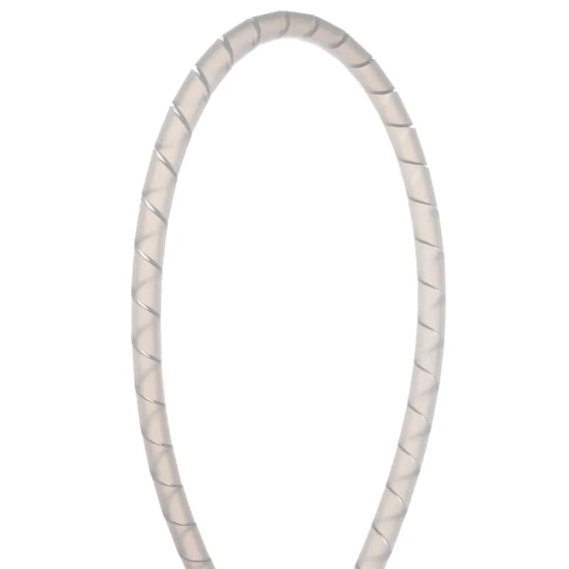 The T12T-C TFE Spiral Wrap provides continuous abrasion protection for wires, cables, and tubing. The spiral wrap harnesses multiple cables into a single manageable bundle while allowing for breakouts of single or multiple cables. Lightweight, flexible, durable protection allows for use with irregular shapes.  Temperature range -454 F (-270 C) to 500 F (260 C).  0.12" (3.2 mm) diameter x 100' (30.5m) long.  Bundle Diameter Range 0.0625" to 0.5" (1.6 mm to 12.7 mm).  Color Natural.