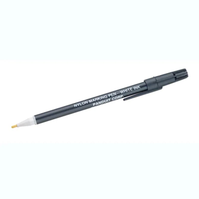 Panduit PX-10 - Marking pen for black or other dark colored parts, regular tip, white.
