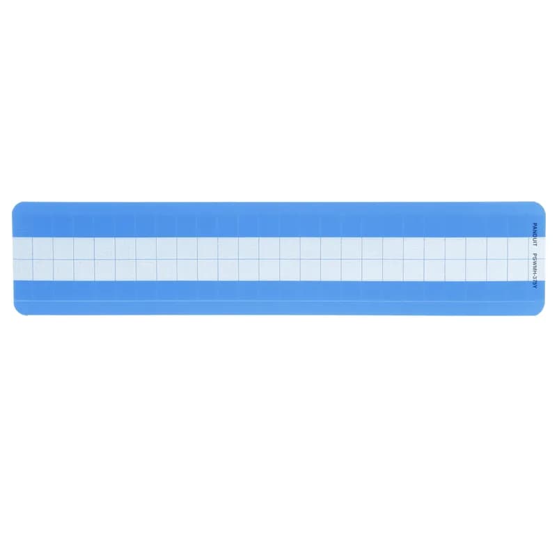 Panduit PSWMH-375Y - White print-on, self-laminating vinyl label, 0.38" x 0.75".