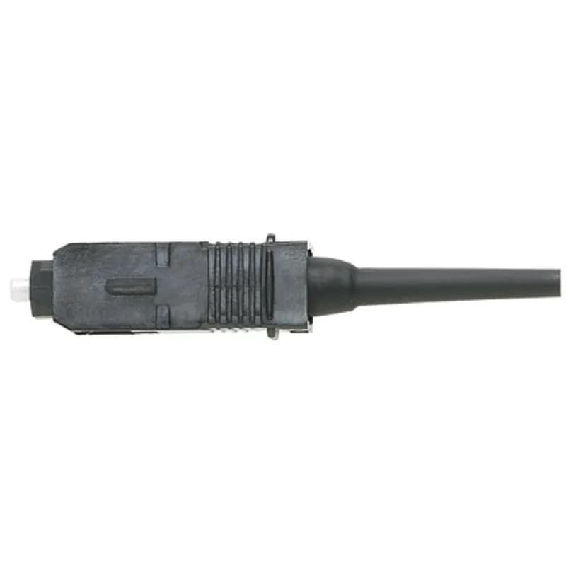 SC 50/125 m multimode simplex connector for 900 m tight-buffered fiber installation.
