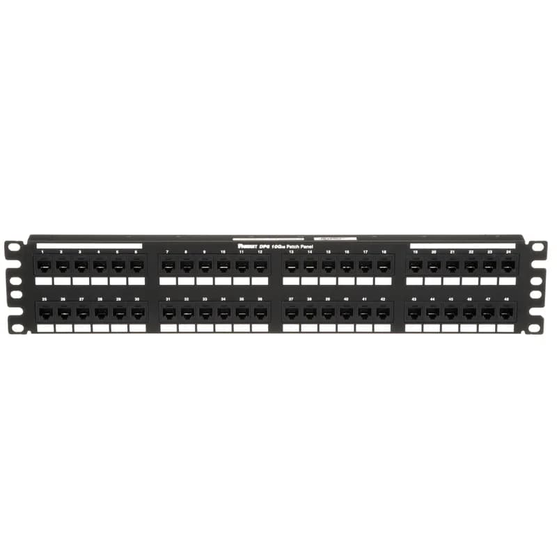 PchDownPtchPnl,Cat6A,Flat,48Pt,2RU,EA
