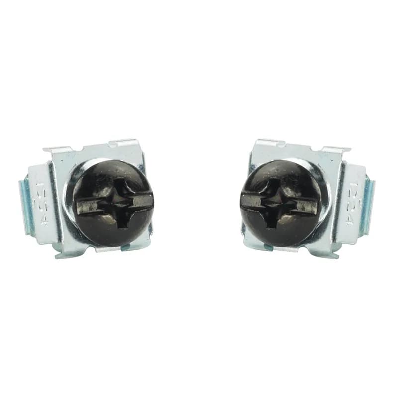 Panduit CNWS1224-C - The #12-24 cage nuts and screws are ideal for square-hole equipment rails on racks and cabinets. Steel cage nuts are removable and replaceable to best fit your networking needs. Includes 100 #12-24 round head screws and 100 #12-24 cage nuts.