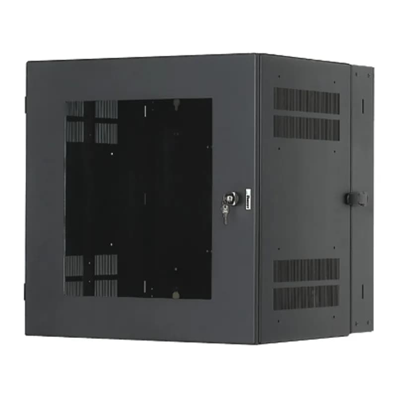 Panduit PZC12W - PanZone 12RU Hinged Wall Mount Cabinet with Windowed Front Door