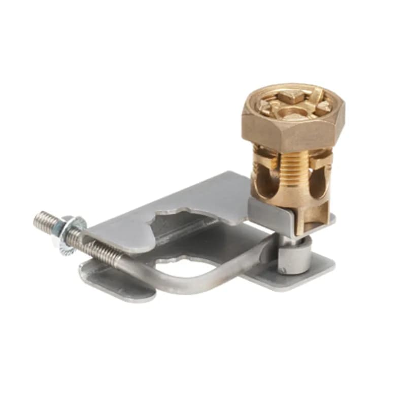 Access floor grounding clamp for 1 1/2" round pedestals.