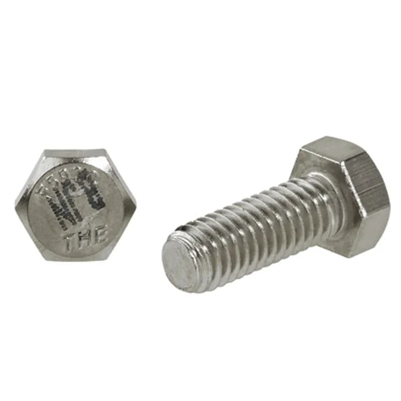 Stainless steel mounting hardware, 3/8" stainless steel bolts.