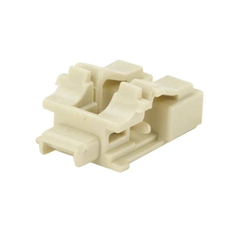 Panduit PSL-LCAB-EI-C - LC duplex adapter block-out device, 100 devices (electric ivory) and 5 removal tools (black), polycarbonate.