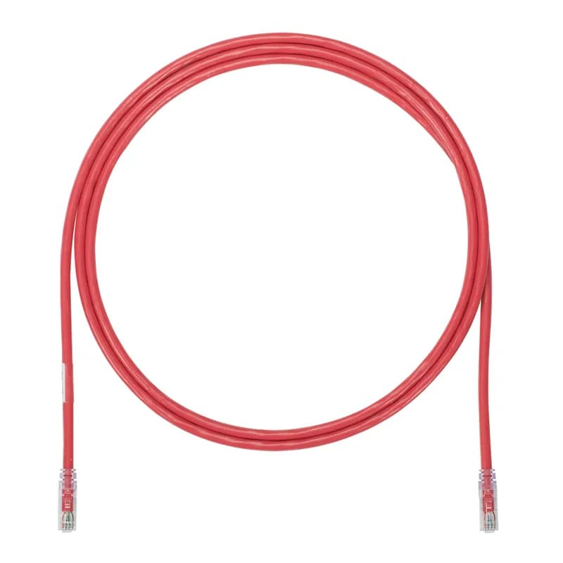 Panduit UTP6A3RD - Category 6A, 10 Gb/s UTP patch cord with TX6A 10Gig Modular Plugs on each end, Red, 3 ft.