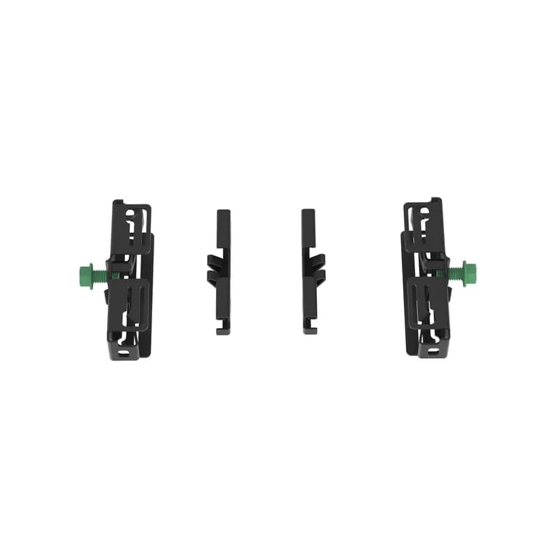 The Wyr-Grid Pathway Splice Connector is used in cable routing systems and quickly connects two 24 inch (610mm) or 30 inch (762mm) Wyr-Grid Pathways. The splice connector helps ensure electrical continuity between the pathways. The pathway splice connector is 1.57 inches H x 4.67 inches L x 1.12 inches W (39.8mm x 118.5mm x 28.5mm).