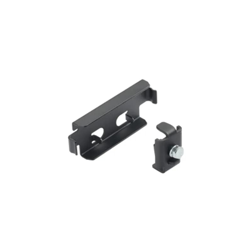 The Wyr-Grid Hardware Kit is used to quickly and easily bend the straight Wyr-Grid Pathway into a wide-radius 90-degree angle. The 12in (305mm) pathway requires 6 kits, the 18in (457mm) pathway requires 9 kits, the 24in (610mm) pathway requires 12 kits, and the 30in (762mm) pathway requires 15 kits. Black powder coated, 1pc.