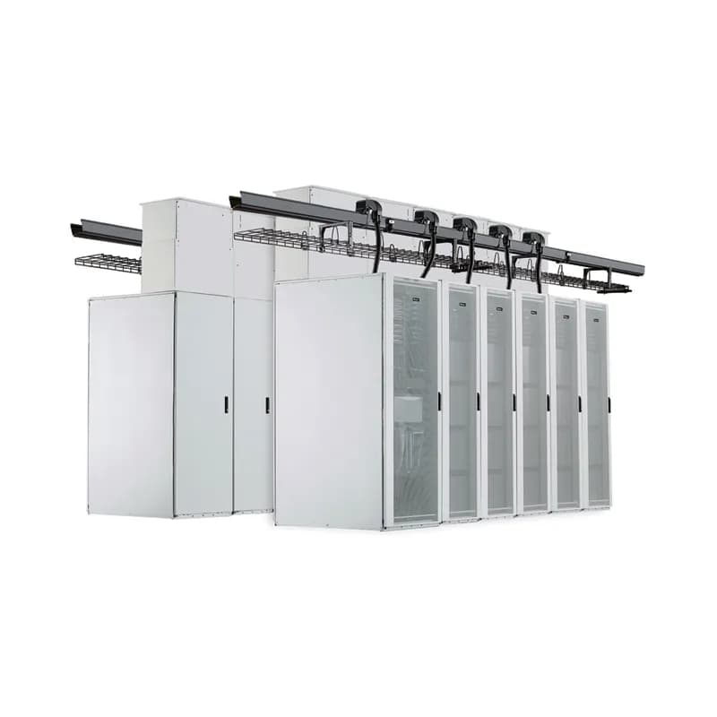 Net-Access N-Type Cabinet frame with top panel. Cage nut rails. Single hinge perforated front door. Split perforated rear doors open in the middle to minimize door swing footprint. Solid side panels (2). Two sets of cage nut equipment mounting rails. 48 RU cable management on front and rear of front posts. Dimensions: 88.5H x 31.5W x 48.0D (2205mm x 800mm x 1200mm). Color: White, Two sets of SN25F fingers Included.