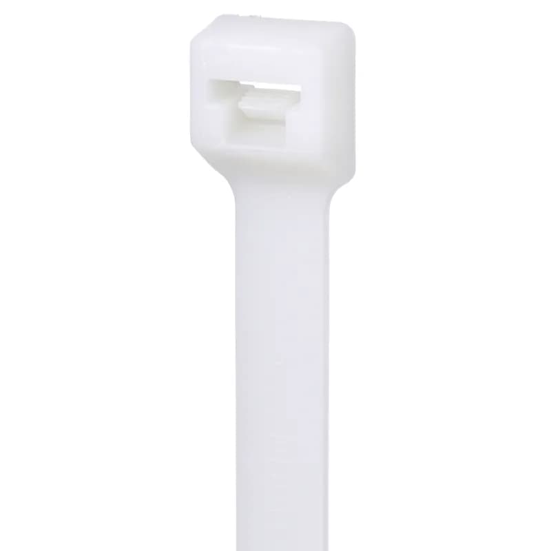 Panduit PLT2I-M79 Tefzel locking cable ties are designed for applications requiring resistance to environmental stresses such as chemical attack, gamma radiation, ultraviolet radiation and extreme temperatures. Ideal for use in nuclear power facilities and chemical processing plants. Low smoke density and excellent flammability rating of UL 94V-0. Intermediate cross section, 8.0 (203mm) length. For indoor or outdoor use, made of Tefzel, are natural in color and come in packages of 1000. Available only in Japan.