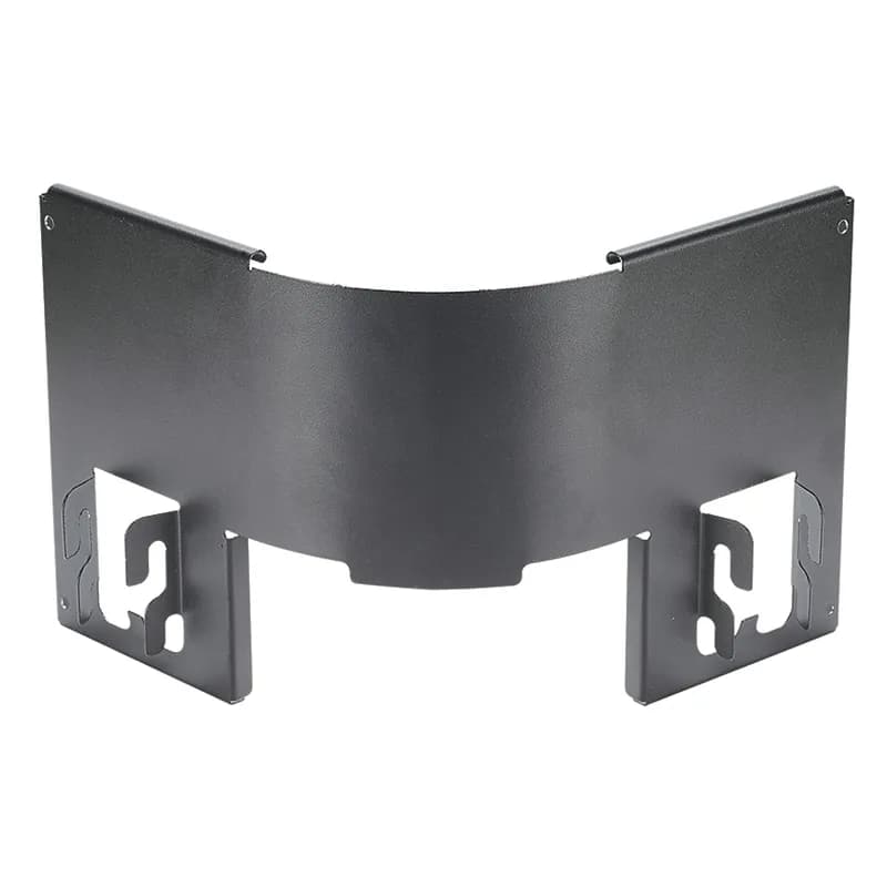 Black powder coated Wyr-Grid 6" (50mm) high Snap-On Intersection Bend Radius Control provides 3" (76mm) bend radius control and can be installed without cutting or fabrication at tees, crosses, and right angle intersections.