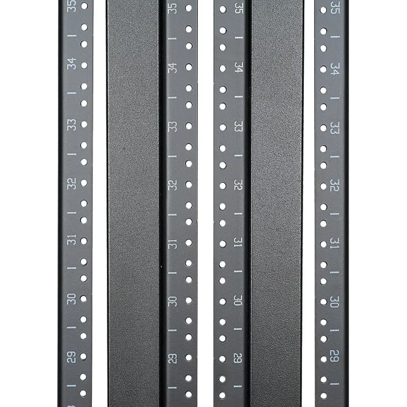 N-Type Front and Rear 12-24 Tapped Equipment Rail Kit for 45 RU Cabinet