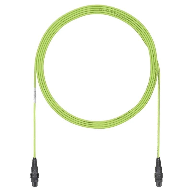 Panduit FWTRL7N7NKNM002 - OM5, 12 Fiber Interconnect, Low Smoke Zero Halogen, PanMPO Female to PanMPO Female, Method A, Ultra Insertion Loss - 2 Meters