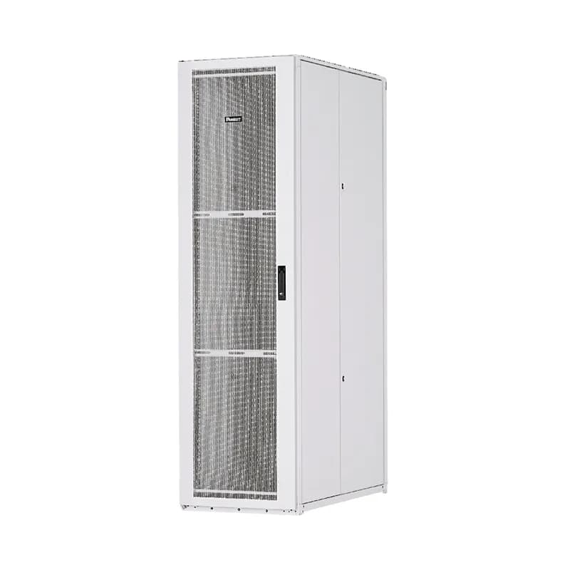 800mmW x 42 RU x 1070mmD S-Type Universal, Doors, No Side Panels, CM, Casters, WH