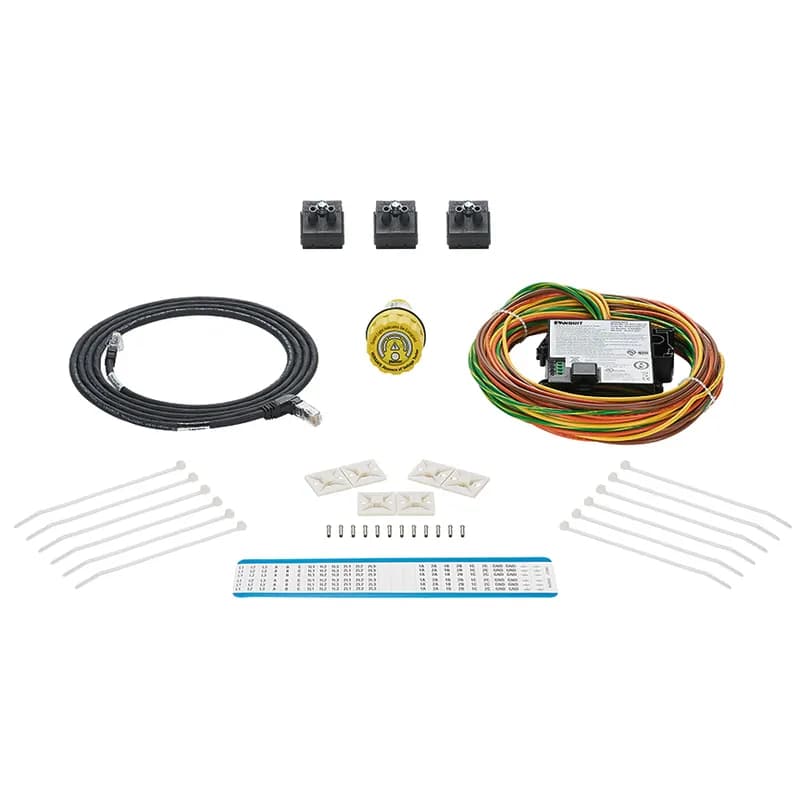 The VS-AVT-RKP1 VeriSafe AVT Retrofit Kit is the complete kit to retrofit equipment with the VeriSafe Absence of Voltage Tester. Activating VeriSafe performs an absence of voltage test before opening the panel, helping prevent possible exposure to electrical hazards and improving safety. Kit includes AVT tester with 10ft. sensor leads, 8ft. system cable, VeriSafe Insulation Piercing Connection Kit 14-6 AWG power connectors, (12) cable ties, (6) cable ties mounts, (1) wire marker card.