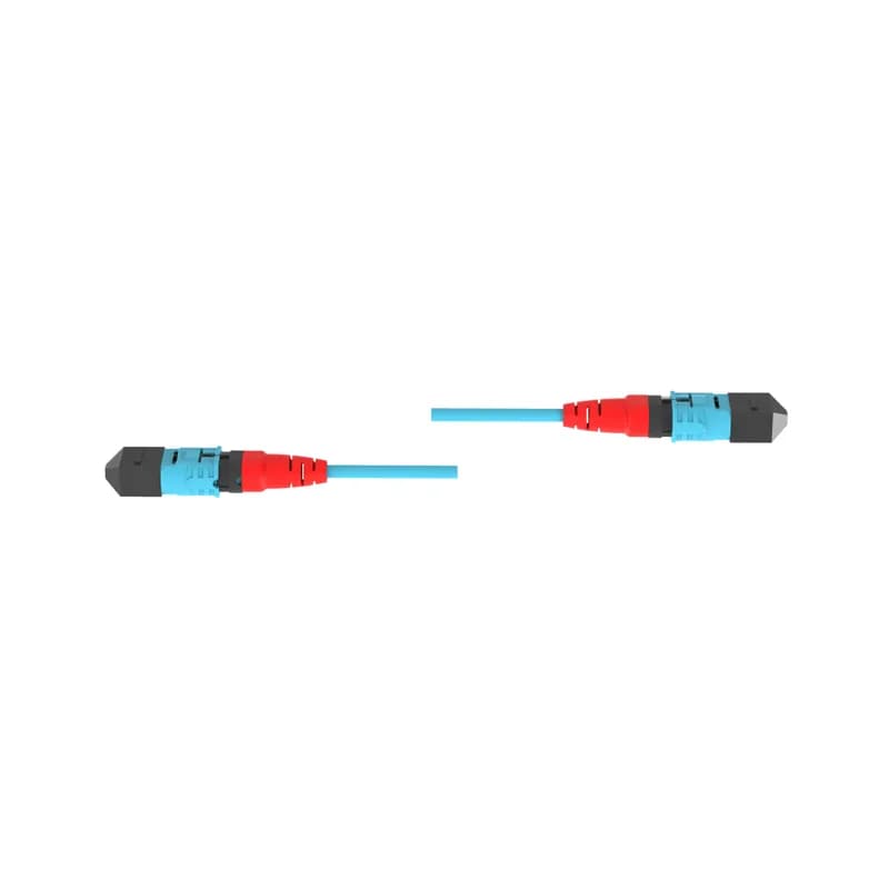 Panduit FXTRL7N7NYNM002 - The 12 fiber cable assembly is an OM3 interconnect cable assembly. It is Low Smoke Zero Halogen (LSZH) rated and features MPO Female to MPO Female connectors. It is aqua, 2 meters in length and has Method B optimized insertion loss with no pulling eye.