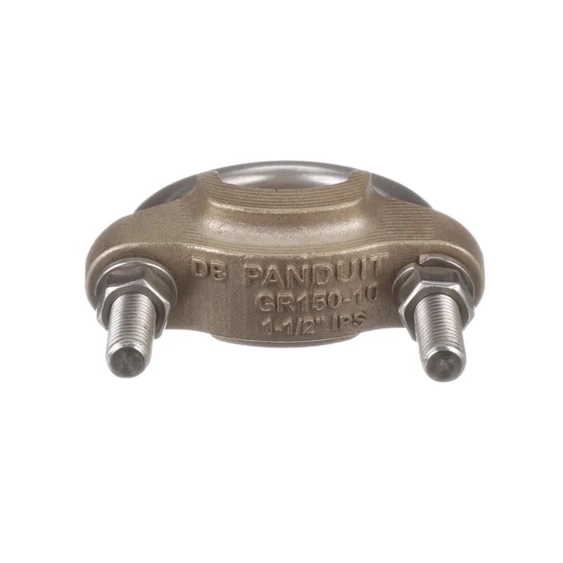 Pipe Clamp; Braided Strap: 1" x 1/8" to Pipe or Rod; Direct Burial, 1-1/2" Pipe
