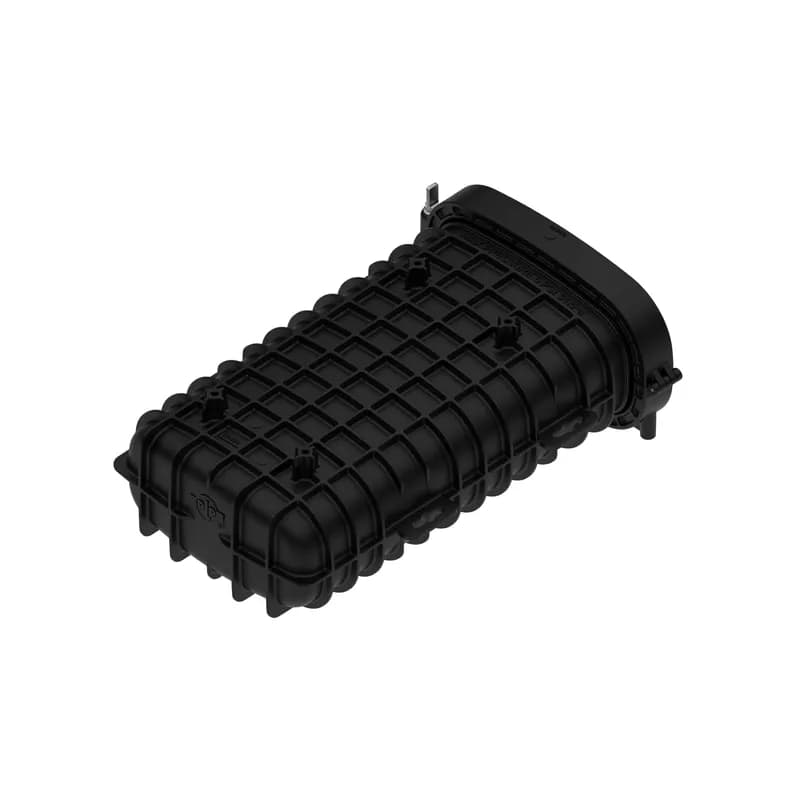 The Dome Fiber Splice Closure houses, organizes, managse and protects fiber optic cables and splices. The closure provides a hermetic seal and provide IP68 rated protection when properly used with the provided grommet to seal cable entry and exits. The closure can accommodate buffer tube or ribbon fiber splices, when the appropriate splice tray is installed. To be included are the enclosure dome, appropriate tray organizer, and grommet kit.