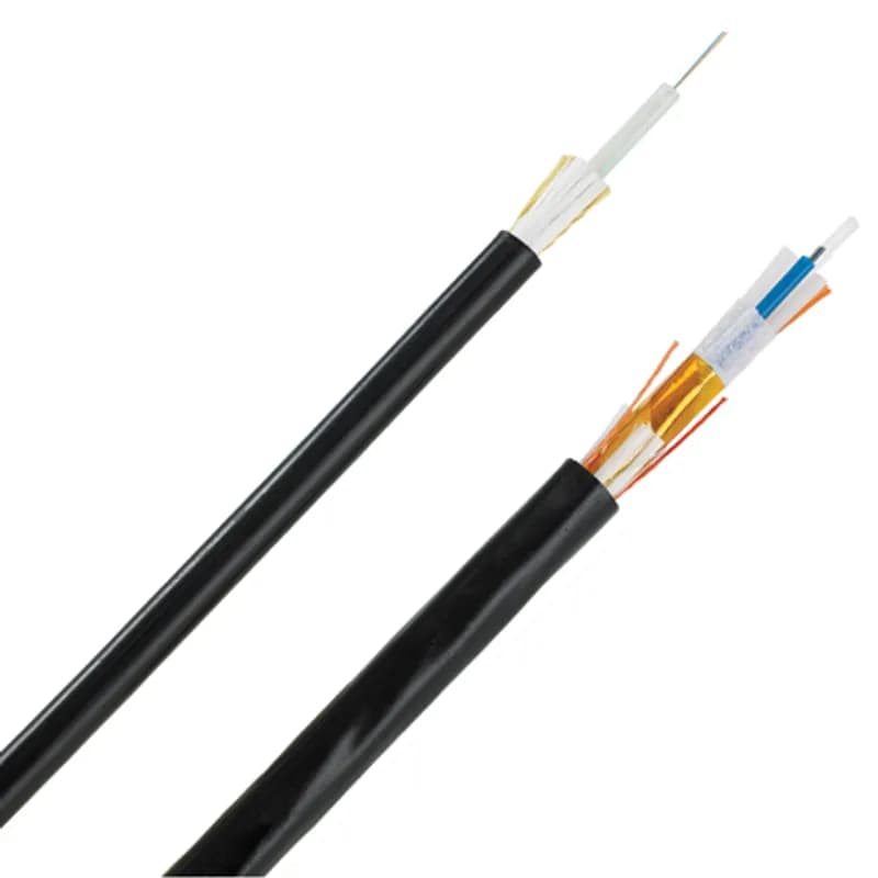 9um OS2 6 Fiber Indoor-Outdoor Central Tube Cable, LSZH, 250um Fibers