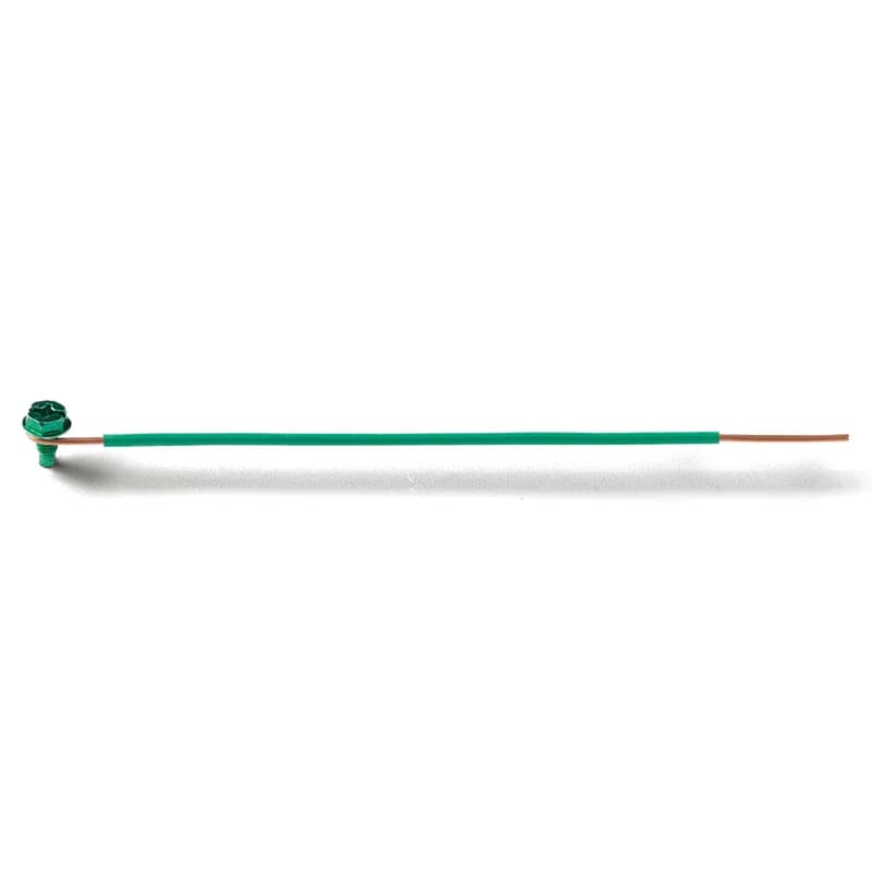 10 AWG Solid 9" GSH Screw, Stripped 1"