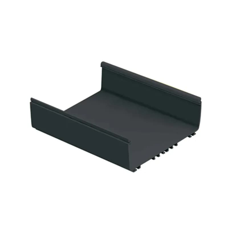 Panduit FR12X4BL2 - Used to carry the cables horizontally throughout the system. Accepts cable retainers FRCR12BL or hinged cover FRHC12BL2. Use QuikLock Coupler FRBC12X4BL to attach channel and/or fittings.